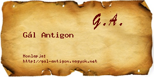 Gál Antigon névjegykártya
